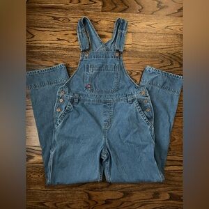 Dickies Blue Denim Overalls.  Size S